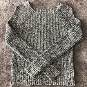 Grey knit sweater